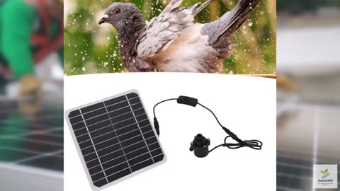 Eco - Friendly 50W Solar Panel Water Pump Kit with Battery Backup for Gardens, P