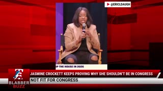 Jasmine Crockett Keeps Proving Why She Shouldn’t Be in Congress