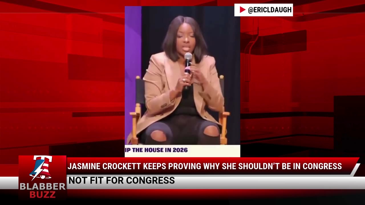 Jasmine Crockett Keeps Proving Why She Shouldn’t Be in Congress