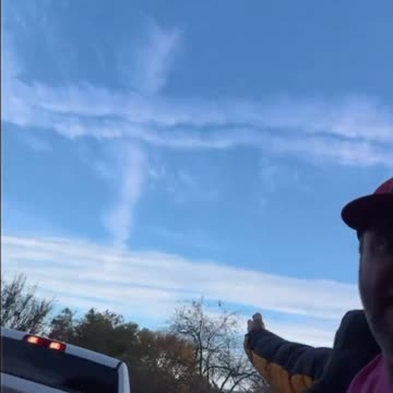 Geo-Engineered Clouds using sprayed metallic particles manipulated by frequencies.