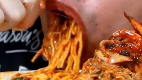 Giant Portion Mukbang: Eating a Mountain of Food!