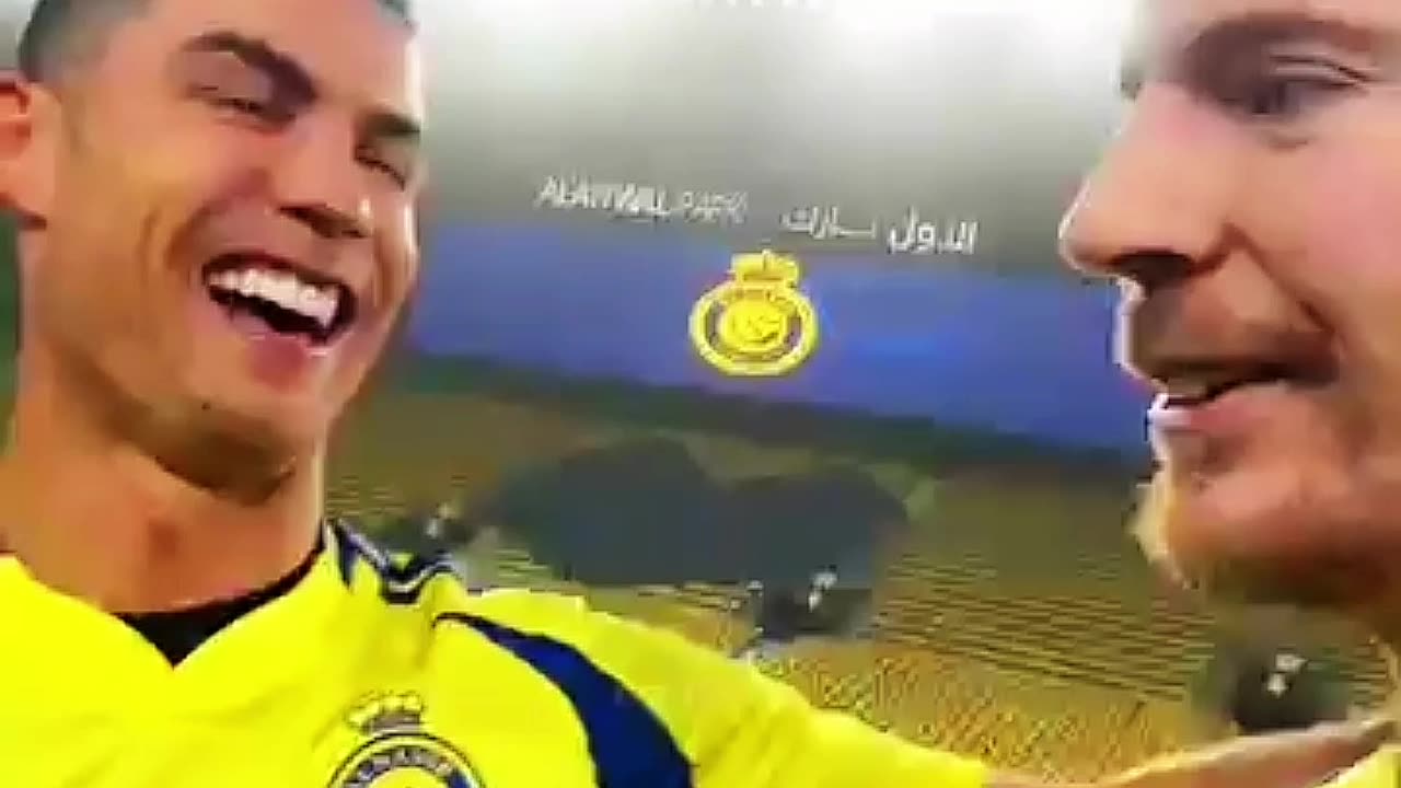 Mr beast with ronaldo
