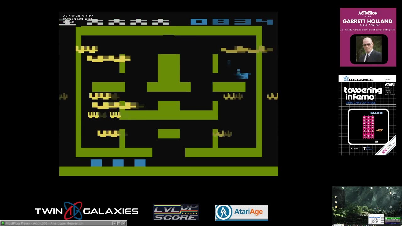Atari 2600 EMU - Towering Inferno - Game 1 B/X - 2,394