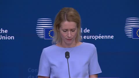 FULL REMARKS: EU’s Kaja Kallas Holds News Conference After Foreign Ministers Meeting | AH1G
