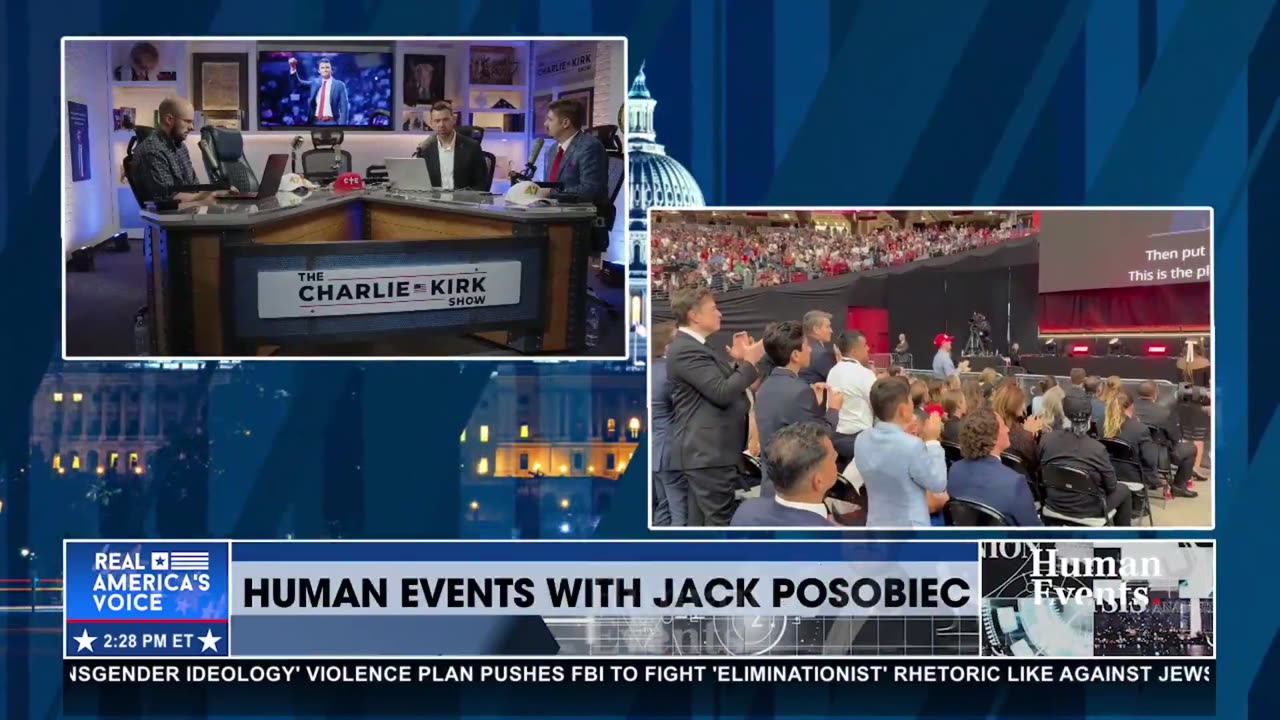 ELON MUSK STANDS FOR JACK POSOBIEC'S SPEECH