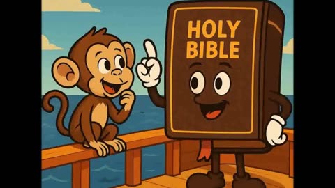 Happy the Talking Bible in "Interview at the Ark"