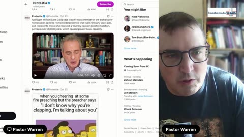 Adam and Eve are NOT Human? William Lane Craig denies Creation and the Bible #williamlanecraig