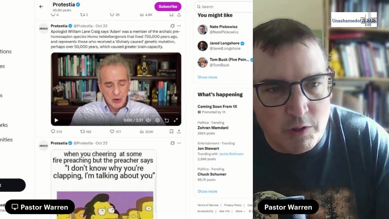 Adam and Eve are NOT Human? William Lane Craig denies Creation and the Bible #williamlanecraig