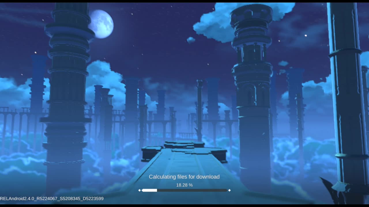 Calculating files for download - Genshin Impact