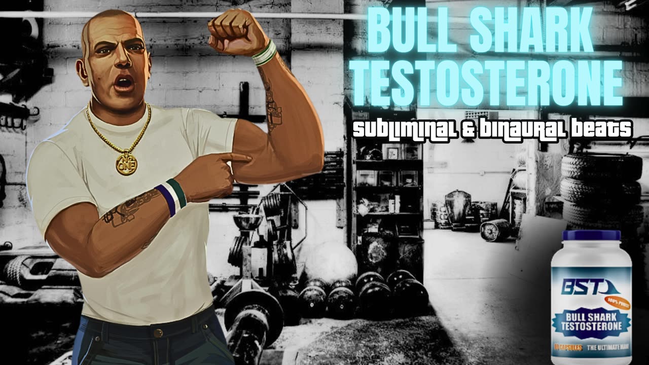 🦈 BULL SHARK TESTOSTERONE SUBLIMINAL | 2500 ng/dL Testosterone Subliminals & Binaural Beats 🦈