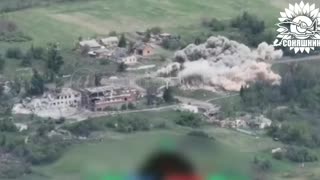 💥💣 Airstrike with two French bombs on enemy-occupied buildings, - Soniashnyk