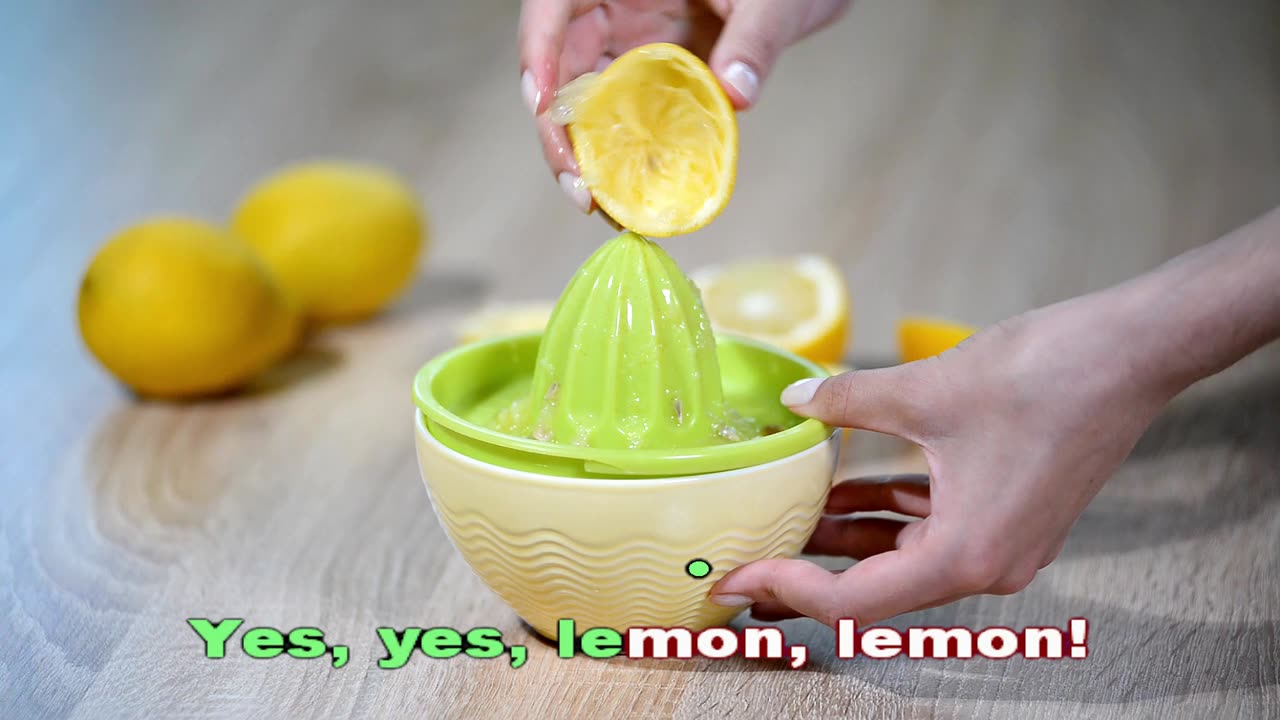 🍋 Yes, Yes, Lemon! | AI-Sung Lemon Song for Kids | School Fruit Day