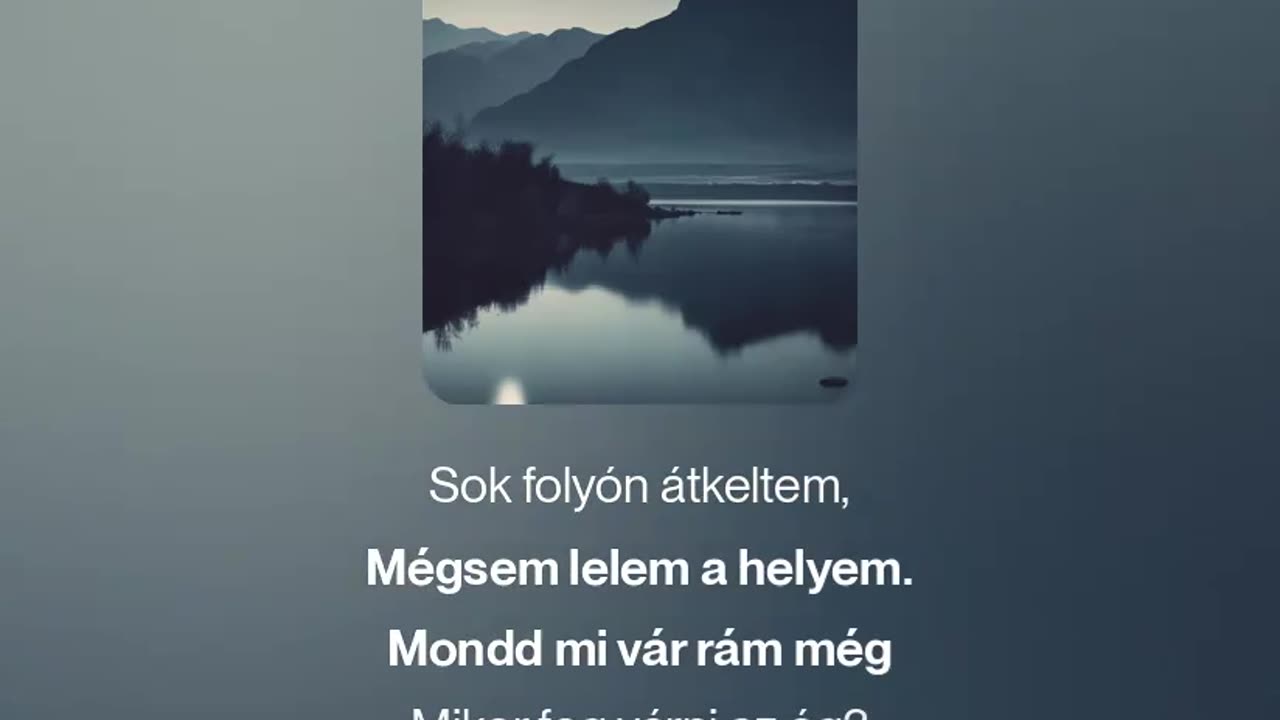 Many river to cross (megzenésített vers)