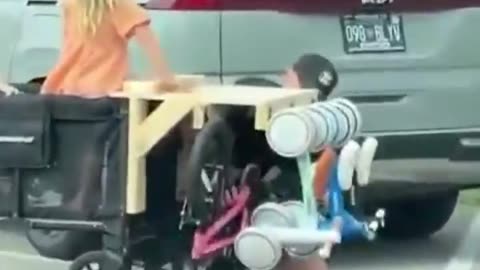 This Dad has definitely got it figured out..
