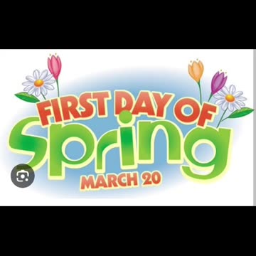 Today is first day spring equinox 🌸🌷🌿🌱🪻03/20/25