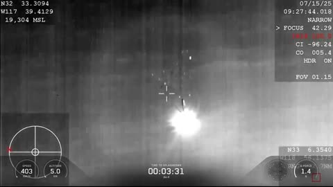 Drogue parachutes deployed