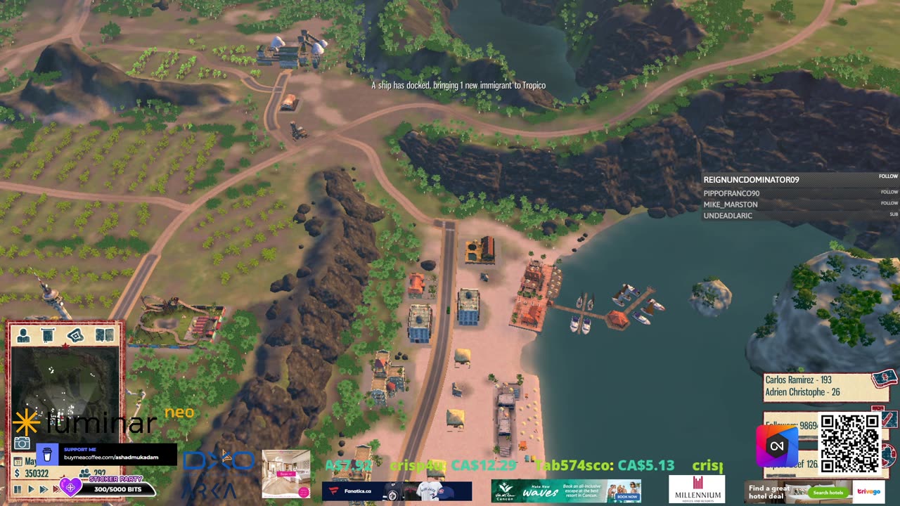 Four Years as a Twitch Affiliate Celbration, Second Half: Tropico 4 - March 31, 2025 Gameplay