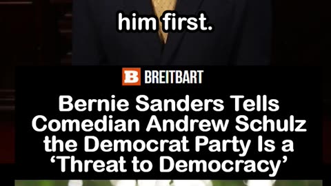 Bernie Sanders Appears to Admit the Democrat Party Is a ‘Threat to Democracy’