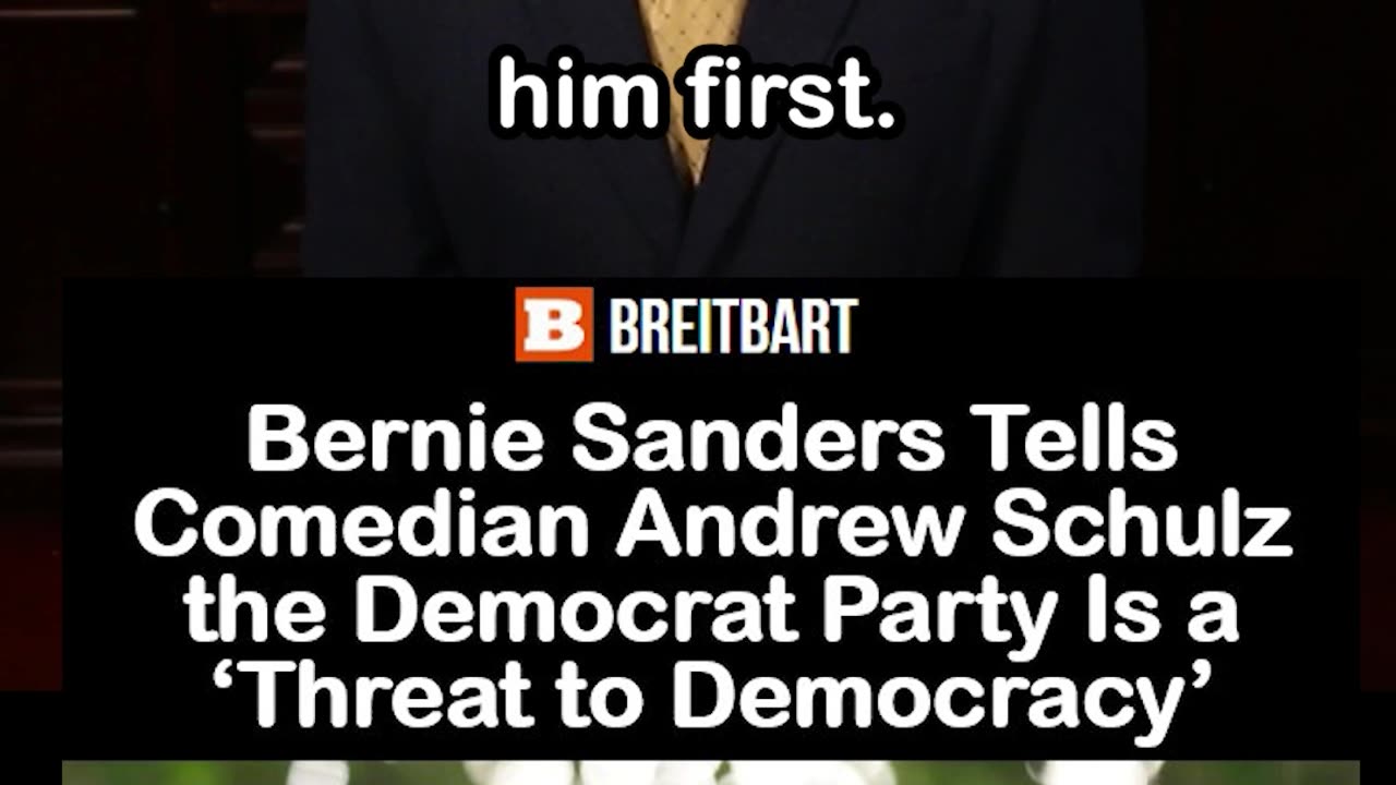 Bernie Sanders Appears to Admit the Democrat Party Is a ‘Threat to Democracy’