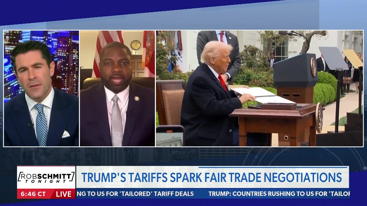 Byron Donalds Outlines 'New Playing Field' For American Free Trade