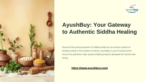 Buy Authentic Siddha Medicines Online – AyushBuy