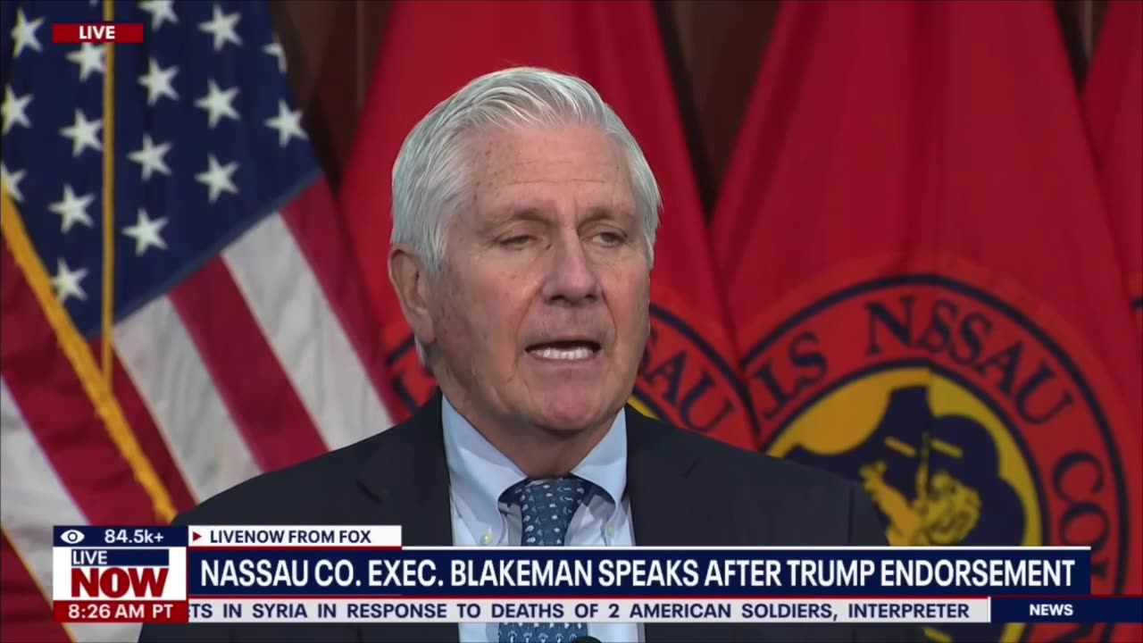 'Awkward': GOP candidate reacts to being Trump's second choice for NY governor