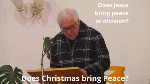 Does Jesus bring peace or division?