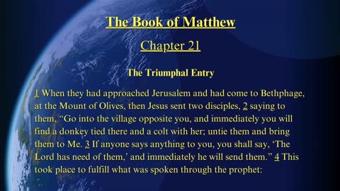 Christian Meme Video: Matthew Chapter 21 (06/29/2025)