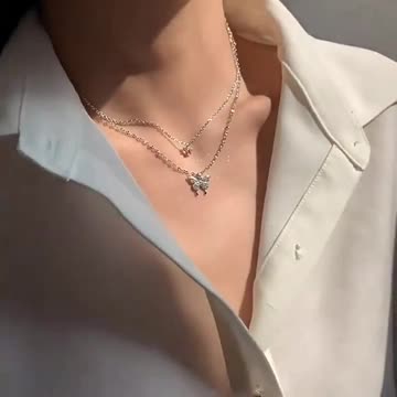 double-layer necklace