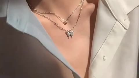 double-layer necklace