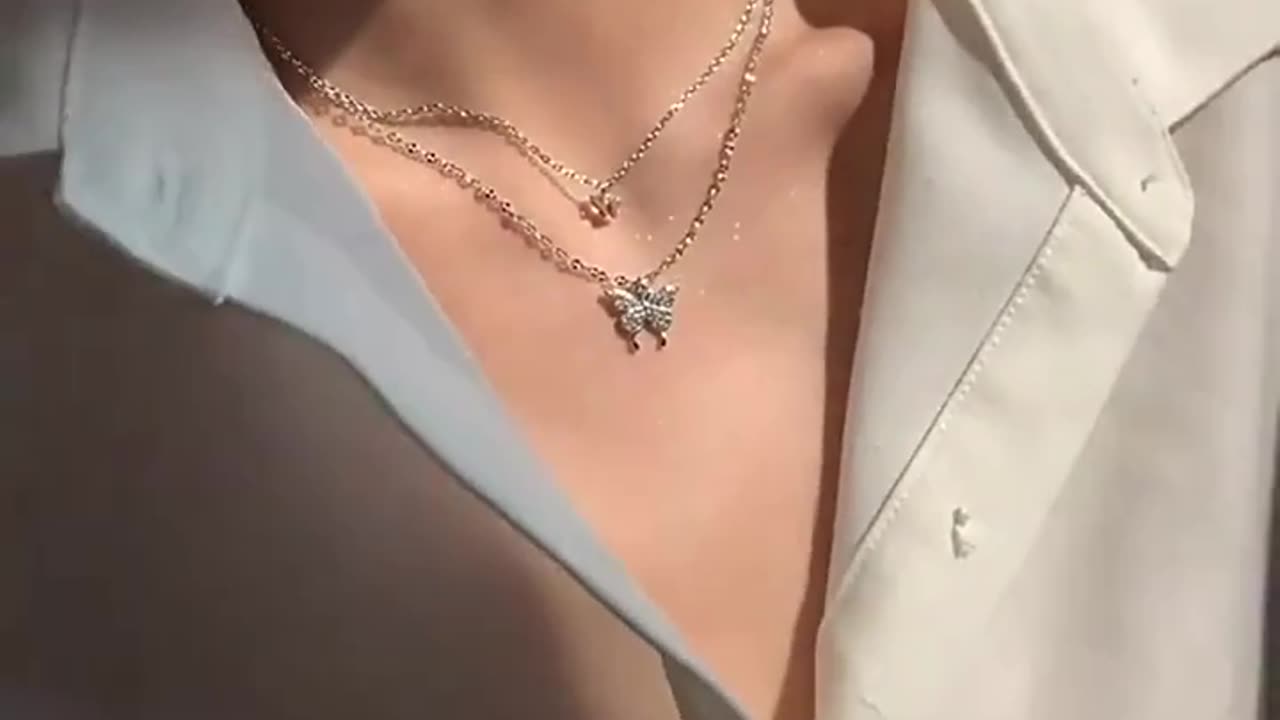 double-layer necklace