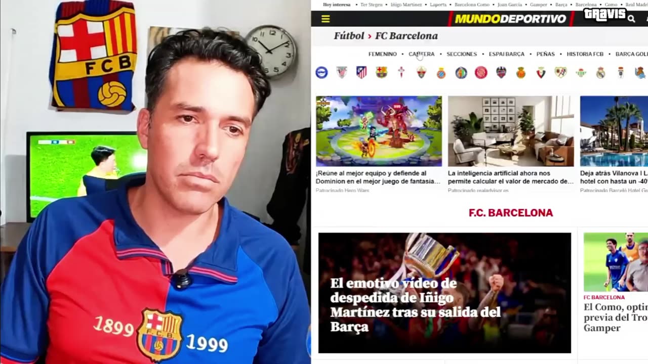 Previa GAMPER BARCA COMO