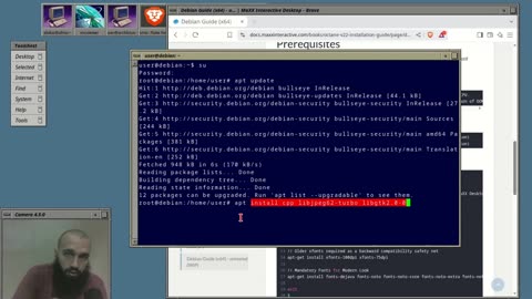 Maxx interactive desktop setup on debian