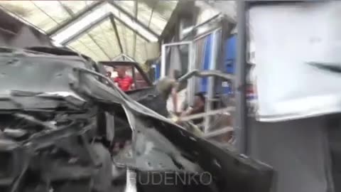 Supermarket In Donetsky Bombarded By Ukraine.