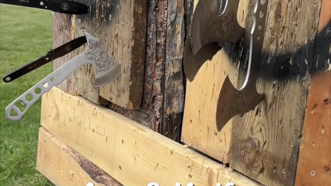 ⚔️ Axe & Knife Throwing at Barefoot Bushcraft – Blades That Stick! 🔥