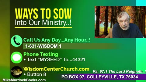 Re-Air: Wisdom Moments With Mike Murdock..!!!
