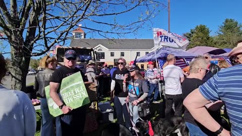 Video 2 - Trump rally to celebrate 100 days in the office of President Trump in Salem, NH 04-30-2025