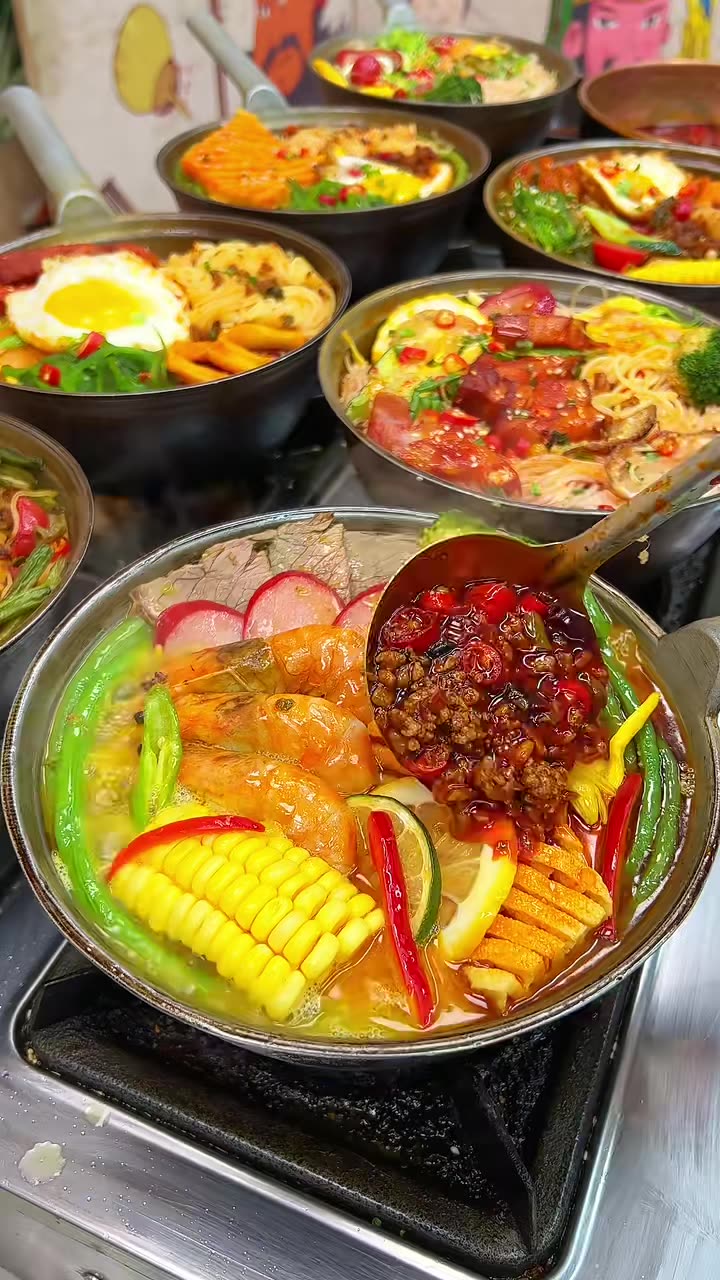 Hotport Rice Starting a Small Shop with My Brother โ Hotpot Rice Noodles Recipe
