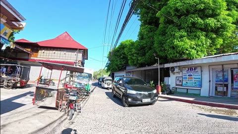 Morning Scene on Calle Jose P. Rizal in Taal, Batangas, Philippines