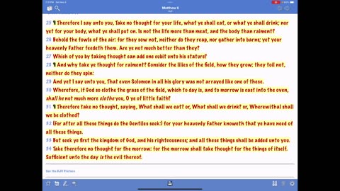 If your eye be single