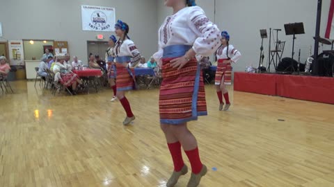 2025 Czech And Slovak Folk Festival, Sokol Detroit, Kolomeyka Ukranian Dance Ensemble, Part 04