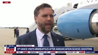 VP Vance after visiting victims of Minneapolis church shooting: