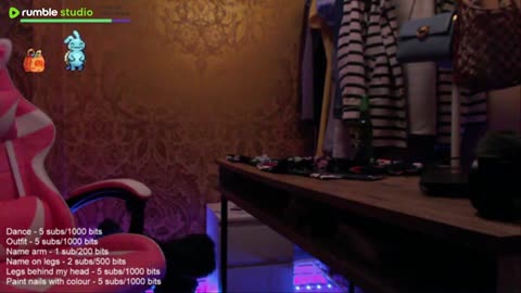 Night Chatting BlueeCheetah Pantyhose TV