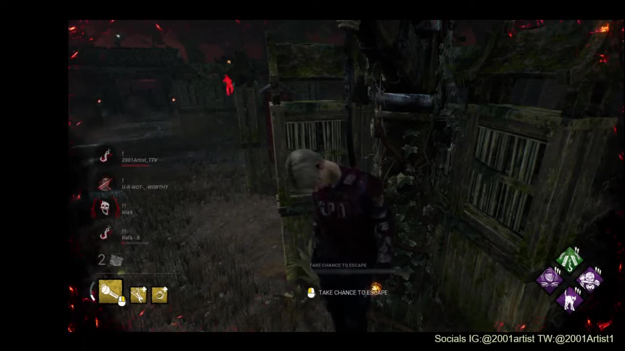 Dead By Daylight playing as killers and survivors