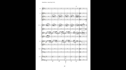 Johannes Brahms – Andante, Op. 5 (Brass Choir + Piccolo & 3 Flutes)