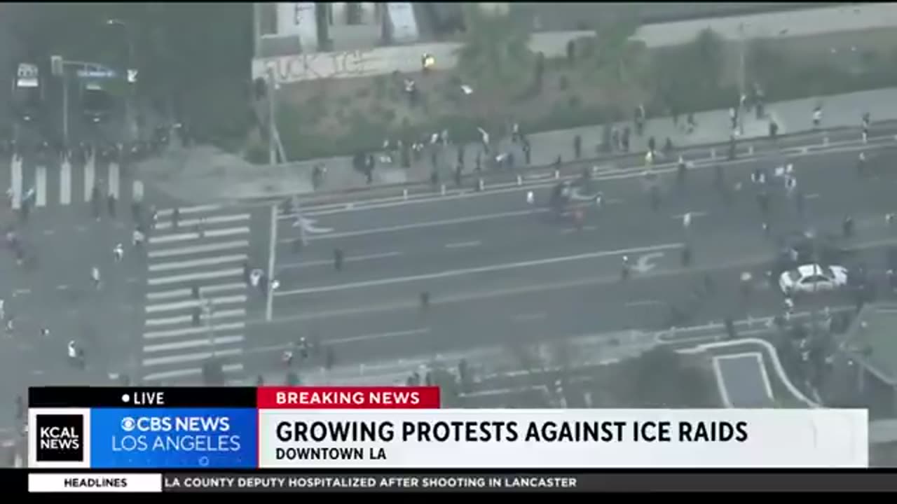 Rioters using cars as shields while attacking police