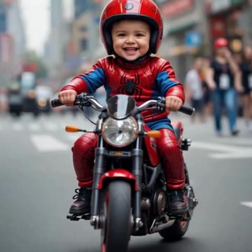 cute baby bike riding