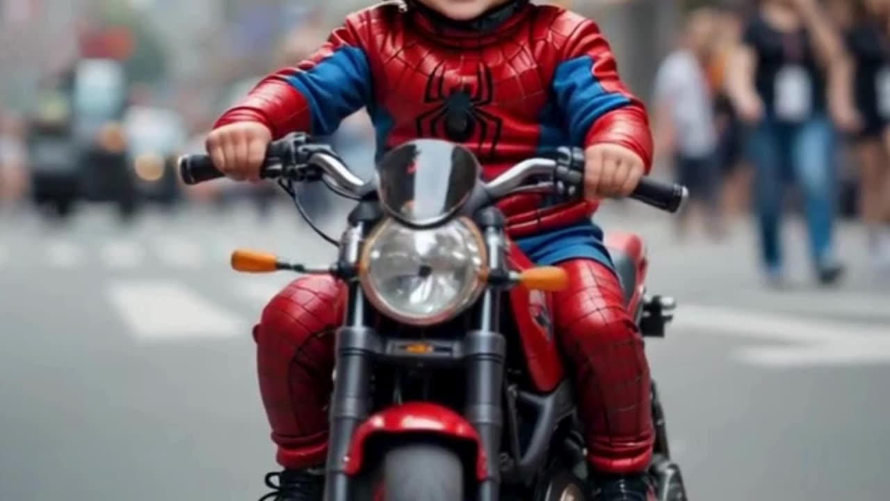 cute baby bike riding