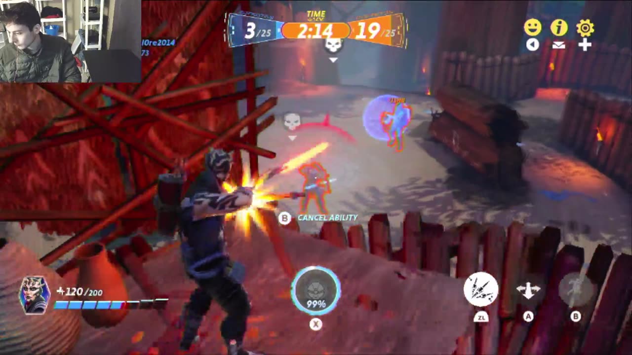 Star Wars Hunters Squad Brawl Online Multiplayer Match #15 - Playing As Nox The Zabrak Archer