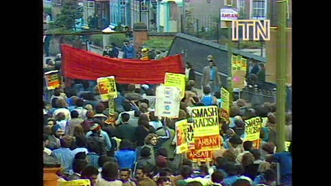 Battle of Lewisham - Far-Right National Front Clash with Brain washed commie Anti-Fascists (1977)